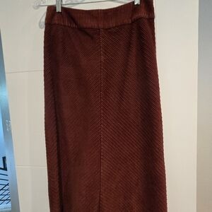 Moda International Rich Brown Pencil Skirt